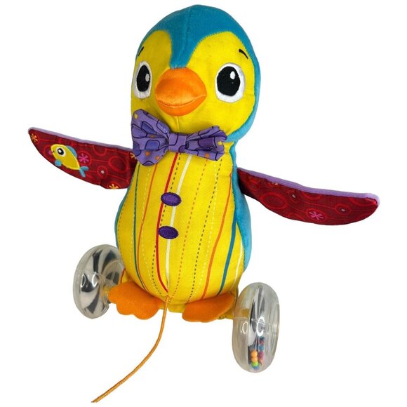 Lamaze Other - Lamaze Tomy Toys Walter The Pull Along Waddling Penguin Plush Stuffed Animal